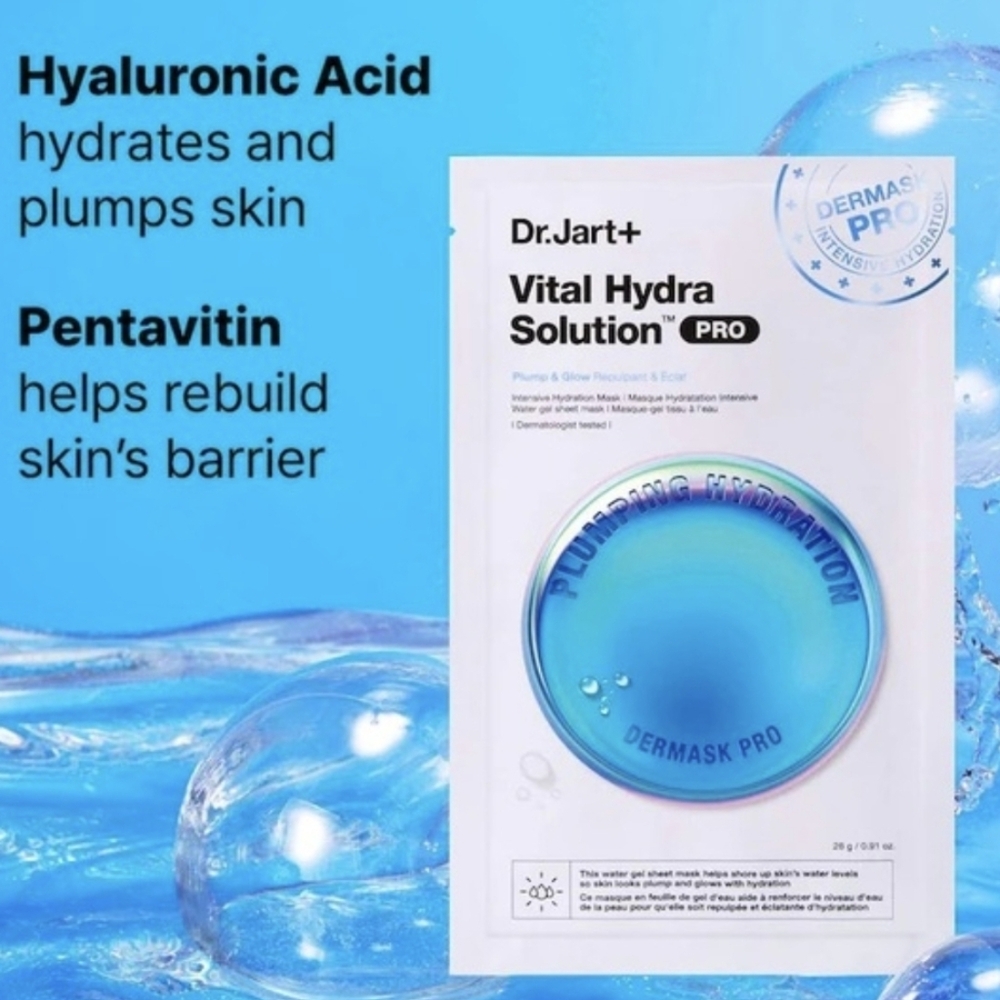 Dr. Jart+ Vital Hydra Solution PRO Glow Face Mask with Hyaluronic‎ Acid